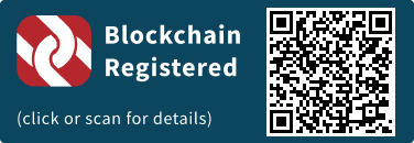 QrCode for Blockchain Registration Graphic