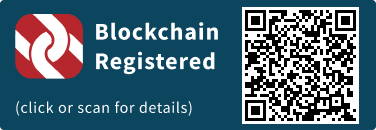 QrCode for Blockchain Registration Graphic