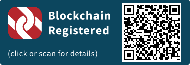 QrCode for Blockchain Registration Graphic