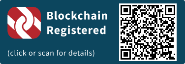 QrCode for Blockchain Registration Graphic