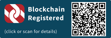 QrCode for Blockchain Registration Graphic