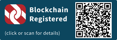QrCode for Blockchain Registration Graphic