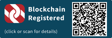 QrCode for Blockchain Registration Graphic