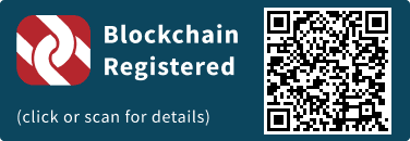QrCode for Blockchain Registration Graphic