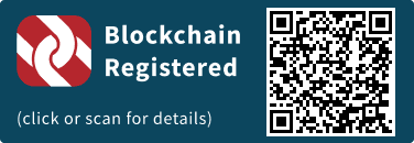 QrCode for Blockchain Registration Graphic