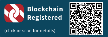 QrCode for Blockchain Registration Graphic