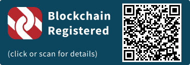 QrCode for Blockchain Registration Graphic