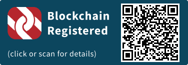 QrCode for Blockchain Registration Graphic