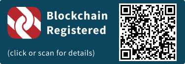 QrCode for Blockchain Registration Graphic