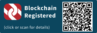 QrCode for Blockchain Registration Graphic