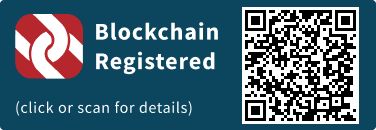 QrCode for Blockchain Registration Graphic