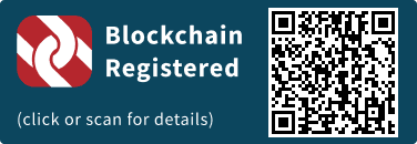 QrCode for Blockchain Registration Graphic