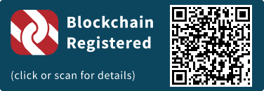 QrCode for Blockchain Registration Graphic