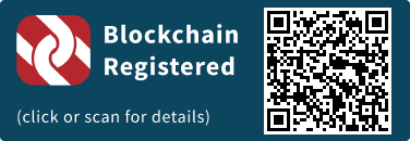QrCode for Blockchain Registration Graphic