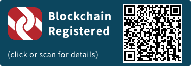 QrCode for Blockchain Registration Graphic