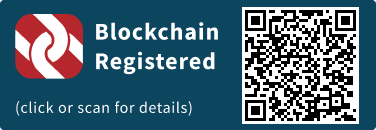 QrCode for Blockchain Registration Graphic