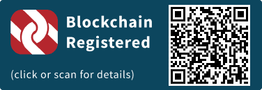 QrCode for Blockchain Registration Graphic