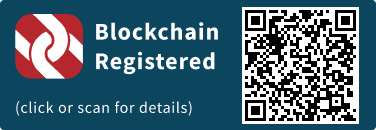 QrCode for Blockchain Registration Graphic