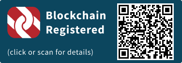 QrCode for Blockchain Registration Graphic