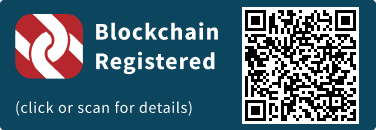 QrCode for Blockchain Registration Graphic