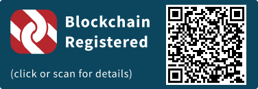 QrCode for Blockchain Registration Graphic