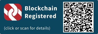 QrCode for Blockchain Registration Graphic