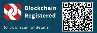 QrCode for Blockchain Registration Graphic