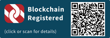 QrCode for Blockchain Registration Graphic