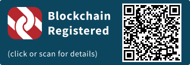 QrCode for Blockchain Registration Graphic