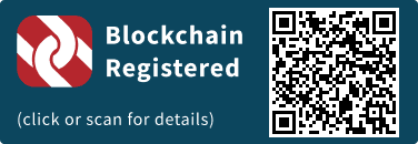 QrCode for Blockchain Registration Graphic