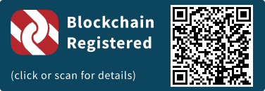 QrCode for Blockchain Registration Graphic