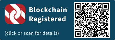 QrCode for Blockchain Registration Graphic