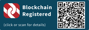 QrCode for Blockchain Registration Graphic