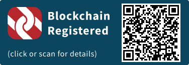 QrCode for Blockchain Registration Graphic