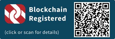 QrCode for Blockchain Registration Graphic