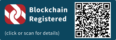 QrCode for Blockchain Registration Graphic