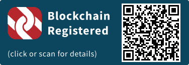 QrCode for Blockchain Registration Graphic