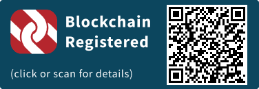 QrCode for Blockchain Registration Graphic