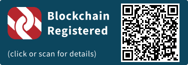 QrCode for Blockchain Registration Graphic
