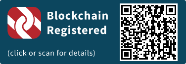 QrCode for Blockchain Registration Graphic