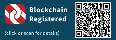 QrCode for Blockchain Registration Graphic