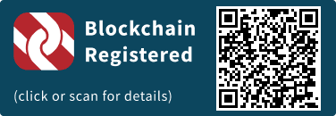 QrCode for Blockchain Registration Graphic