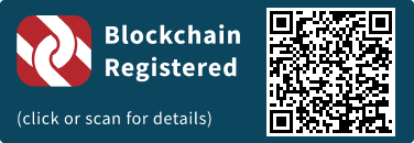QrCode for Blockchain Registration Graphic