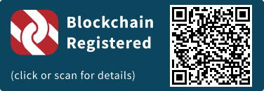 QrCode for Blockchain Registration Graphic