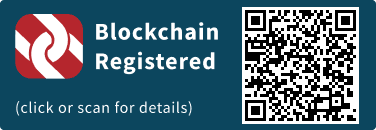 QrCode for Blockchain Registration Graphic