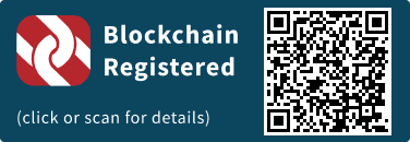 QrCode for Blockchain Registration Graphic