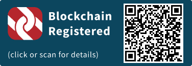 QrCode for Blockchain Registration Graphic