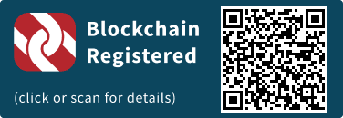 QrCode for Blockchain Registration Graphic