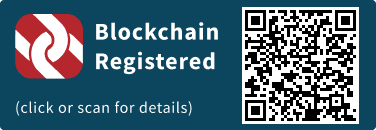 QrCode for Blockchain Registration Graphic