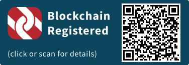 QrCode for Blockchain Registration Graphic